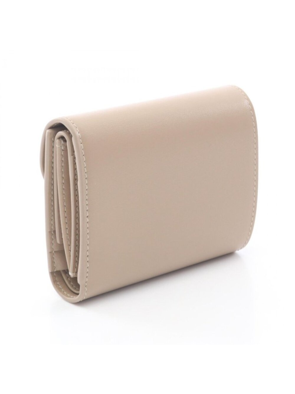 Celine Trifold Wallet Triomphe Small Flap Safari Leather - Picture 2 of 5